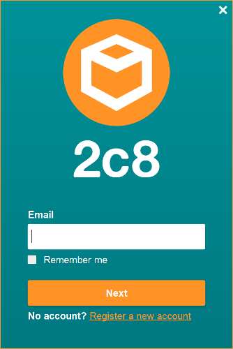 Login dialogue