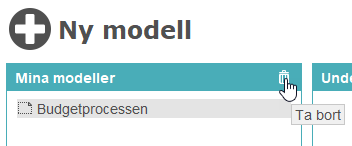 Ta bort en modell