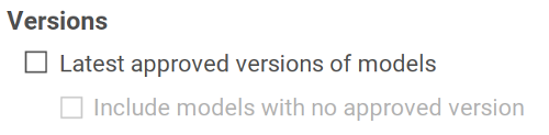 Publishing approved versions