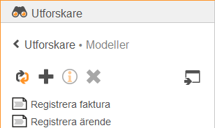 Resultat i sidopanel