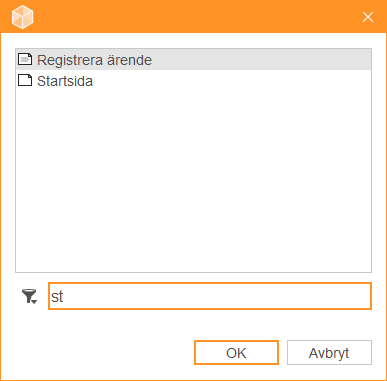 &Ouml;ppna en existerande modell