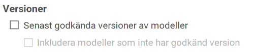 Publicering av godk&auml;nda versioner