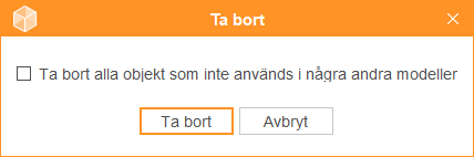 Ta bort en modell