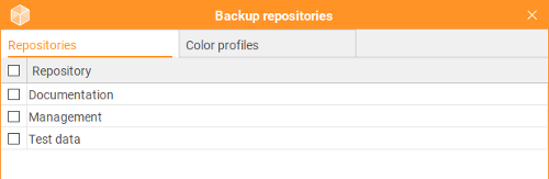 Backup repositories