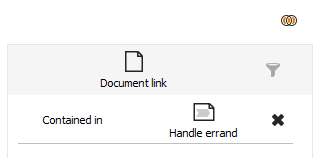 Filter on all documents used in the model Handle errand