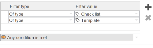 Document subfilter that can be replaced with two groups.