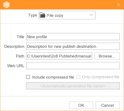 Publish to local directory