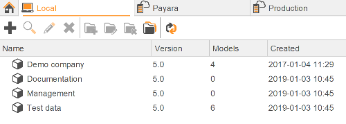 Repository table