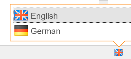 Switch between languages