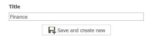 Create a new group