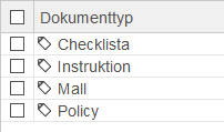 Dokumenttyper