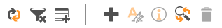 Toolbar actions