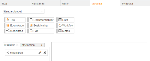 Layout för modeller