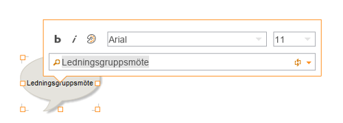 Ändra titel och typsnitt på symbol