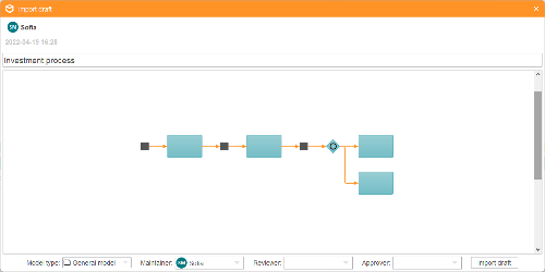 Select model type and maintenance roles