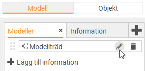 Redigera information f&ouml;r modeller