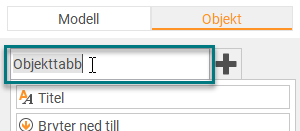 Redigera namn p&aring; flik